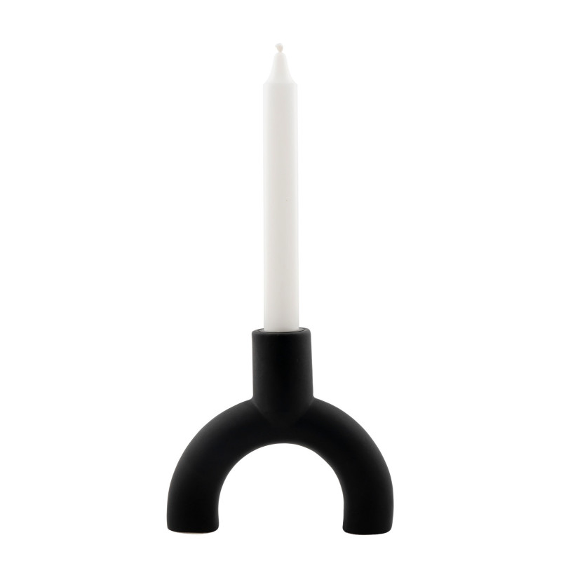 Kerzenhalter Kerzenständer schwarz Fondo